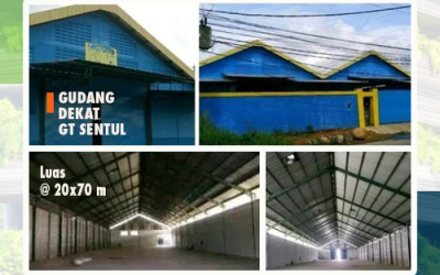 gudang tertutup, lokasi strategis, dekat gerbang tol, sentul citeureup, bogor, akses mudah masuk kontainer 40 feet